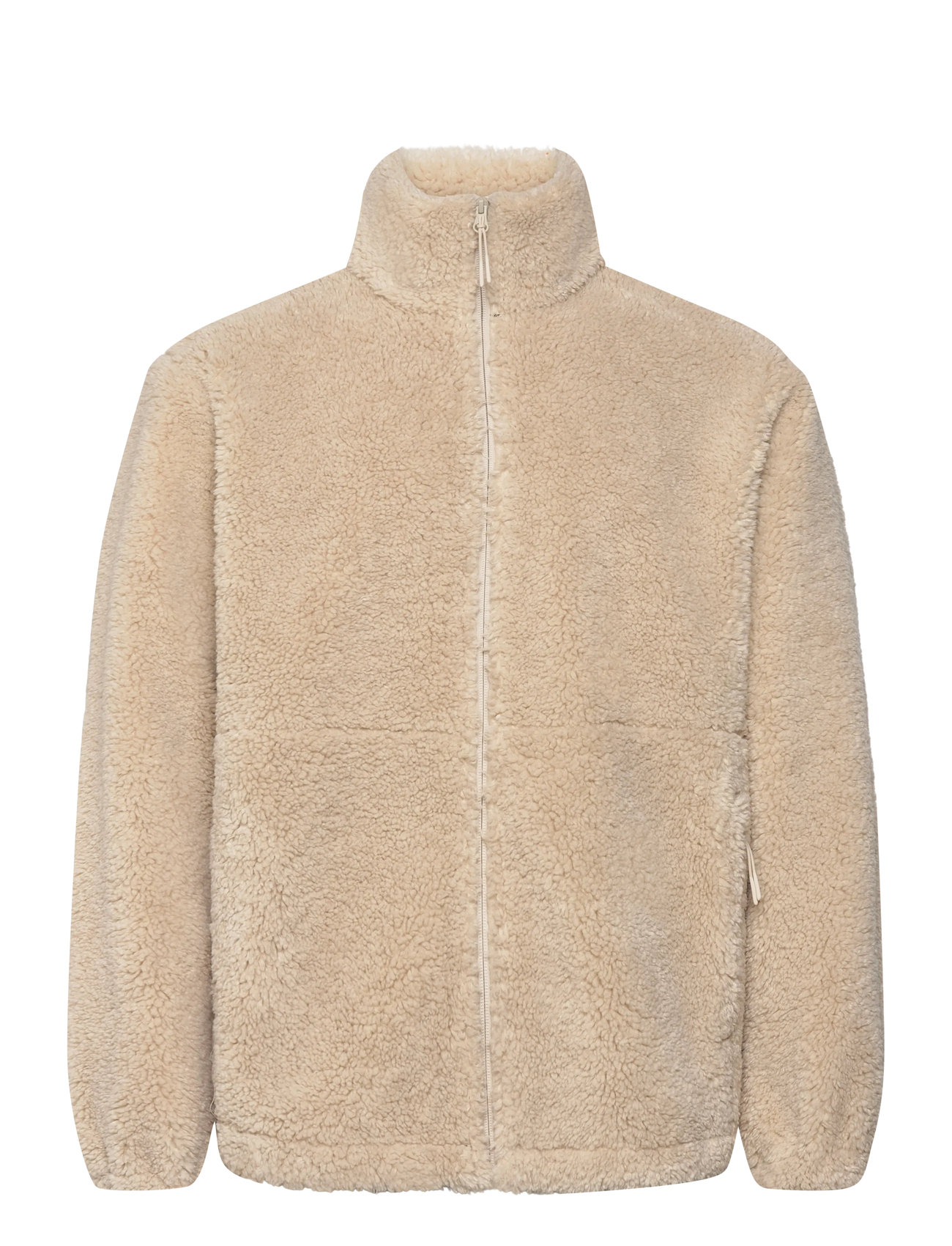 Makia Lodge Zip Fleece, XXL, Cream, Sweatshirts & Hoodies > Fleeces, Herre