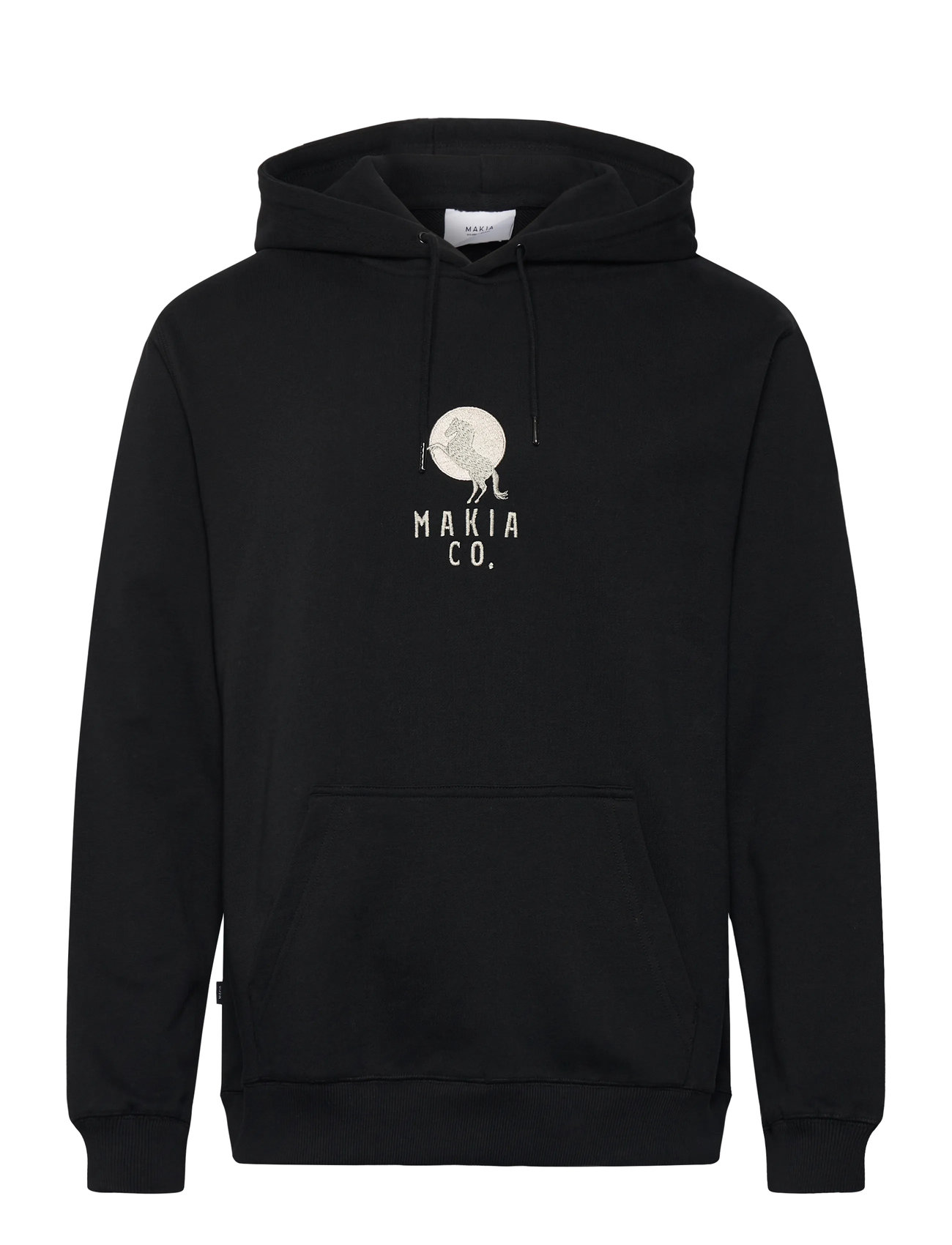 Makia Shadow Hooded Sweatshirt, S, Black, Sweatshirts & Hættetrøjer > Hættetrøjer, Herre