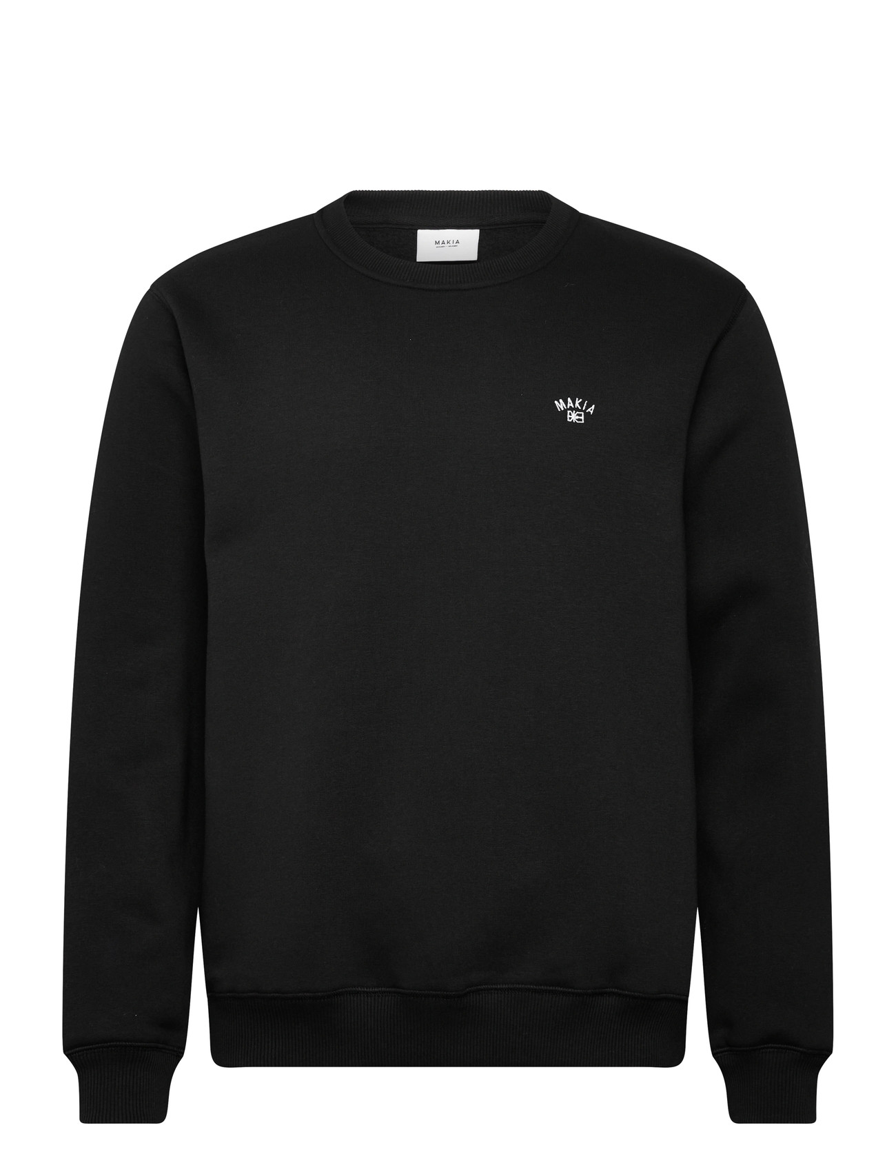 Makia Cove Sweatshirt, S, Black, Sweatshirts & Hættetrøjer > Sweatshirts, Herre