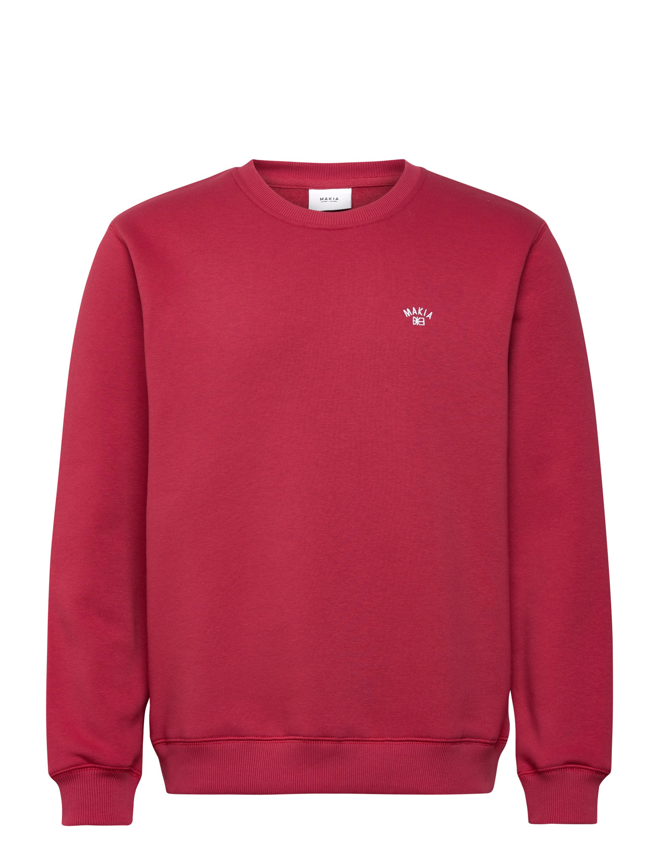 Makia Cove Sweatshirt, S, Red, Sweatshirts & Hættetrøjer > Sweatshirts, Herre