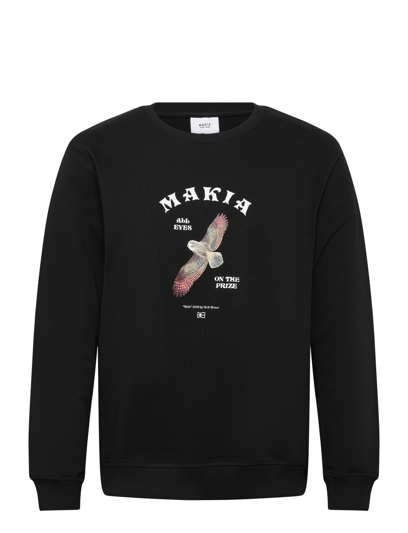 Makia Bubi Sweatshirt, XXL, Black, Sweatshirts & Hættetrøjer > Sweatshirts, Herre