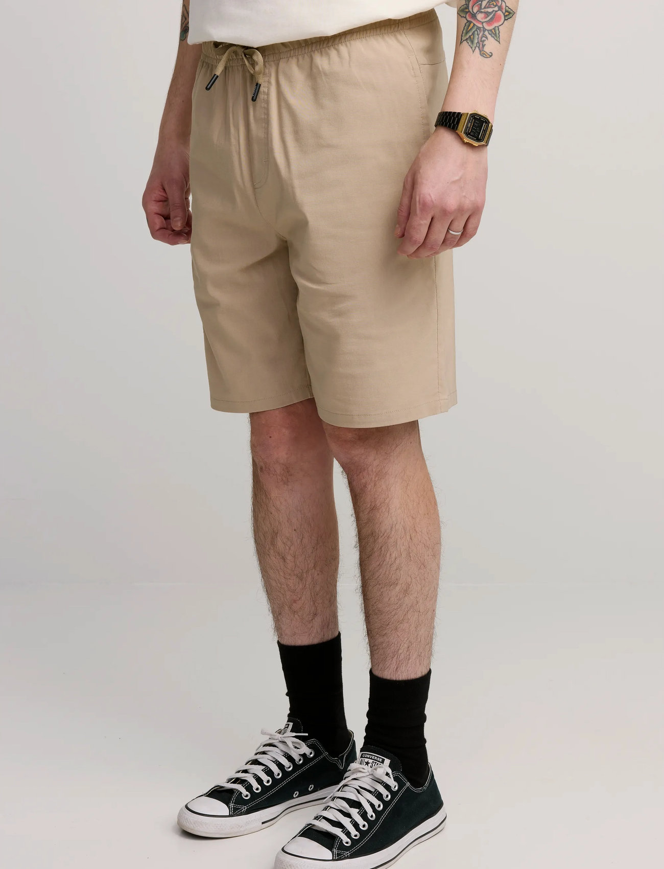 Makia Kasper Shorts, 32, Beige, Shorts > Afslappet, Herre