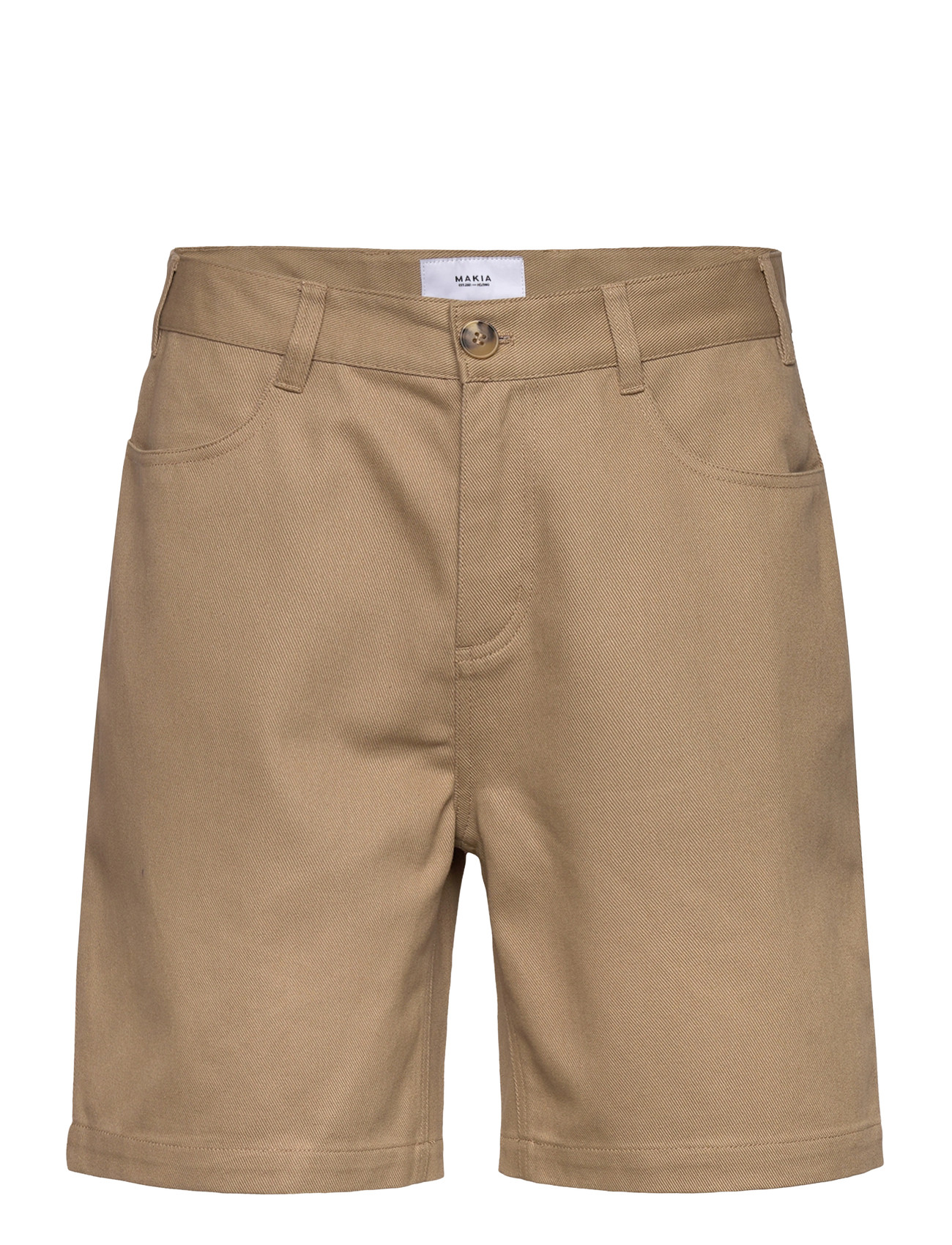 Makia Bureau Shorts, 34, Brown, Shorts > Chinoshorts, Herre
