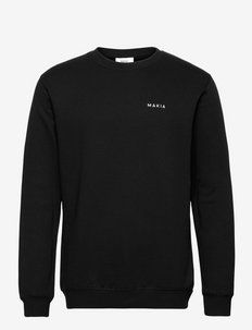 Trim Light Sweatshirt - collegepaidat - black