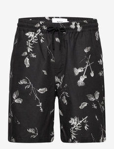 Carduus Shorts - leinen-shorts - black