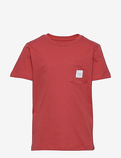 Pocket T-Shirt - vienkāršs t-krekls ar īsām piedurknēm - red