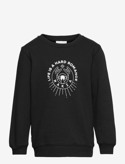 Horns Sweatshirt - sweatshirts - black