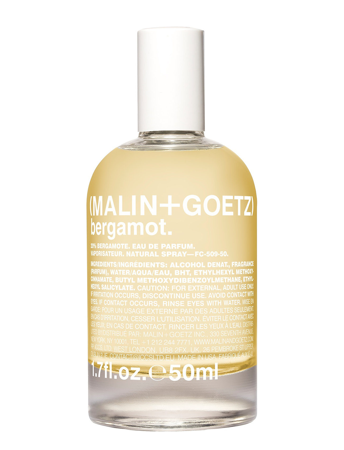 Bergamot Eau De Parfum Parfume Eau De Parfum Nude Malin+Goetz