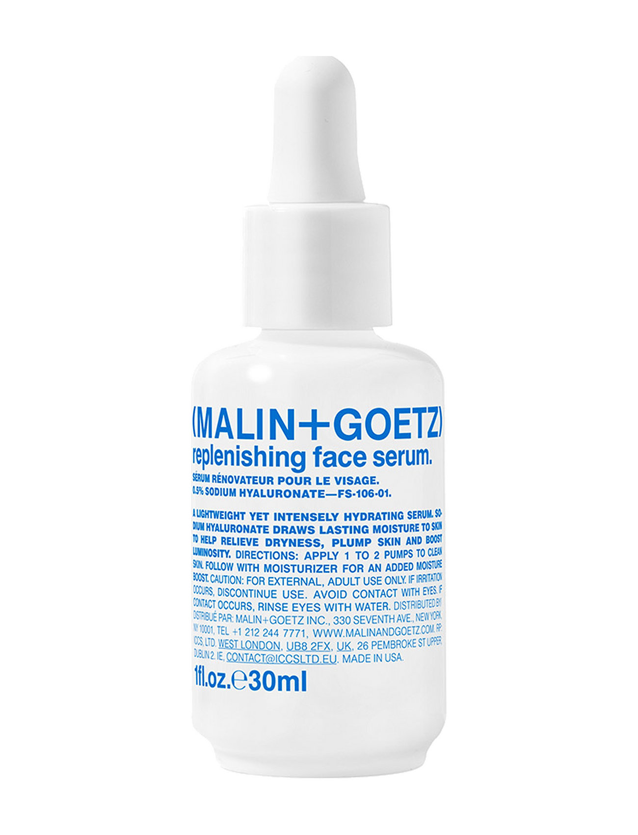 Malin+Goetz Replenishing Face Serum, 30ml, Nude, Ansigt > Serum, Dame