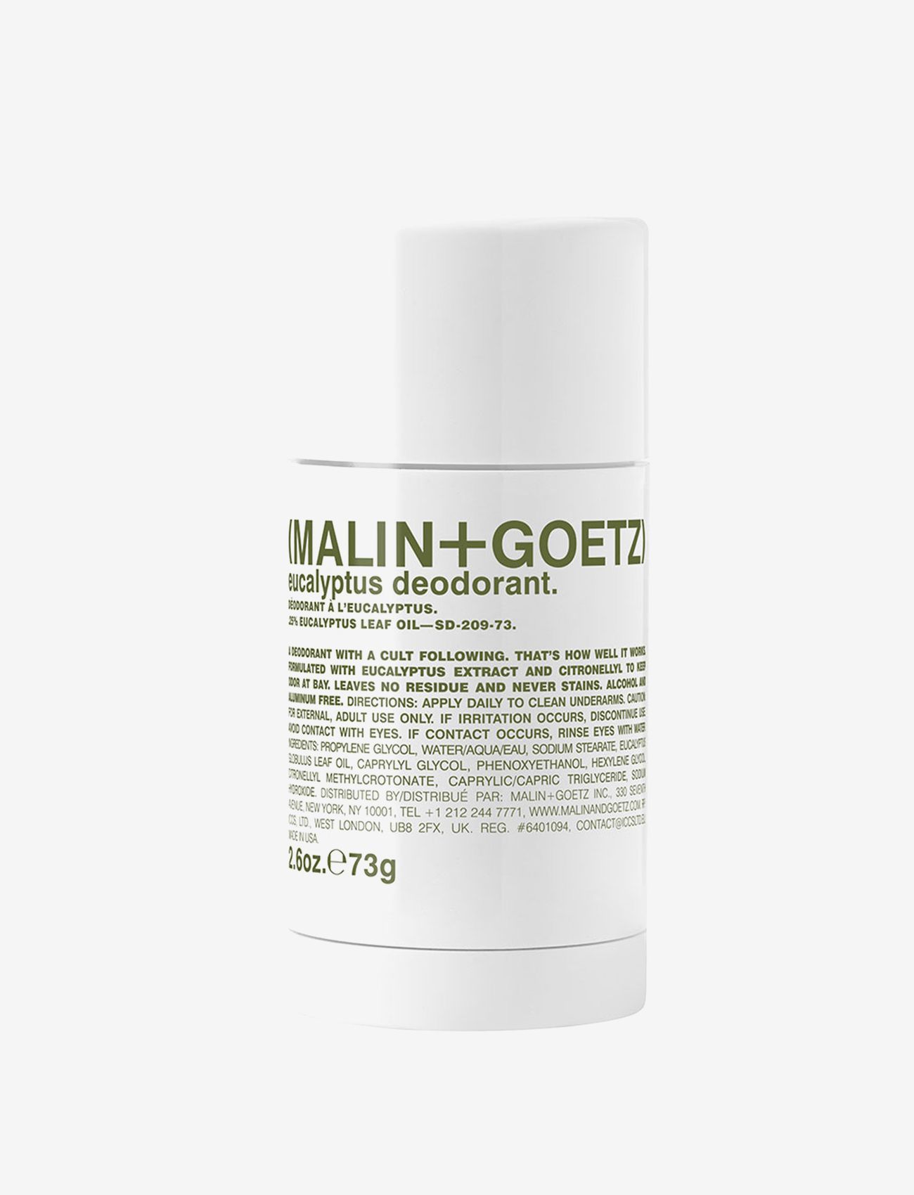 Malin+Goetz - Eucalyptus Deodorant - deostifter - no colour - 0