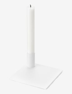 Square Candle Holder - kerzenständer - white