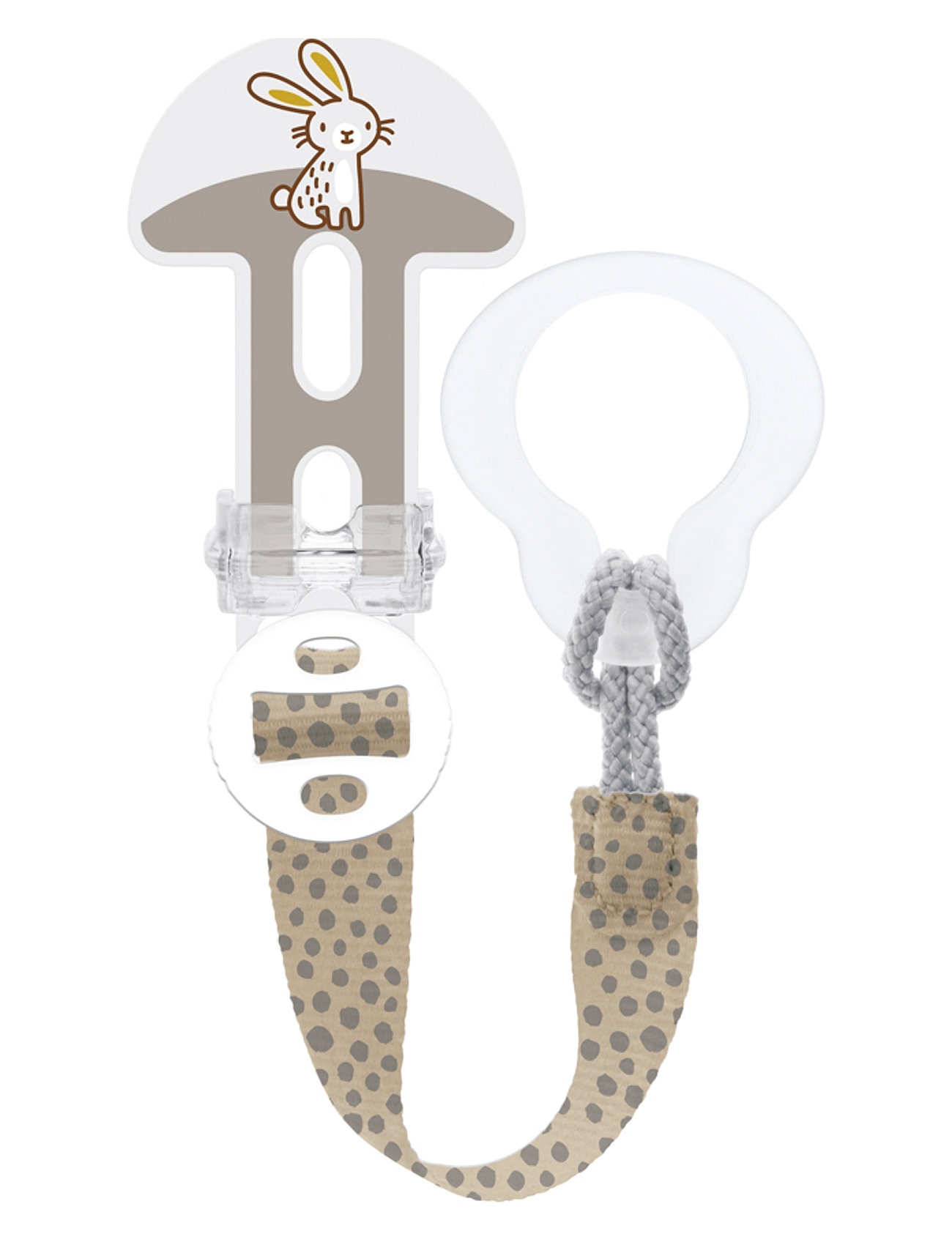 Mam Clip It! Neutral Baby & Maternity Pacifiers & Accessories Pacifier Clips Beige MAM