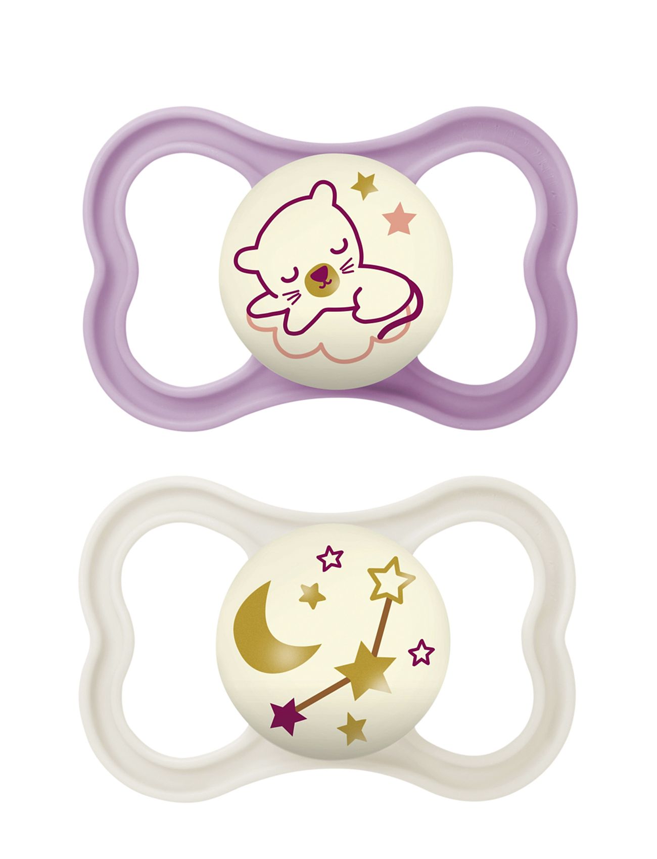 Mam Air Night Pink 16-36M Baby & Maternity Pacifiers & Accessories Pacifiers Multi/patterned MAM