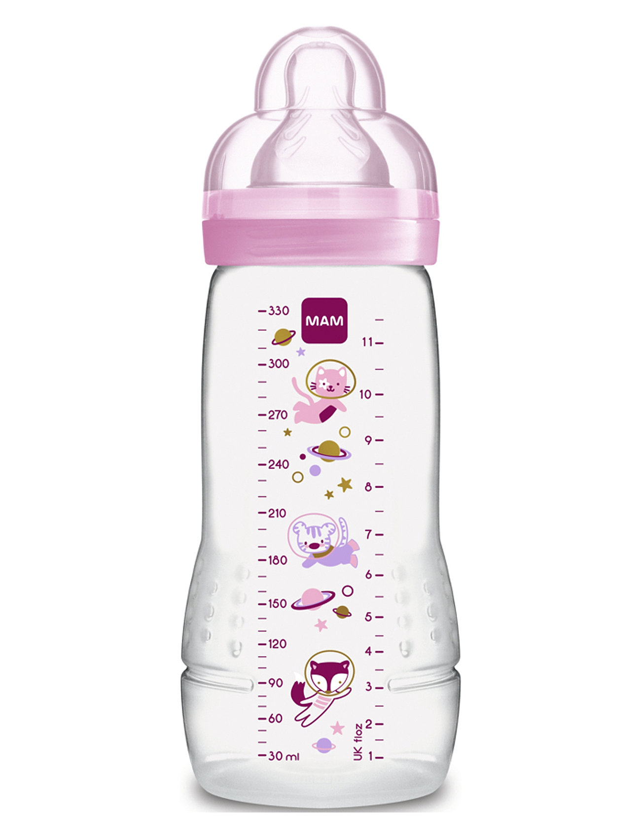 Mam Easy Active Bb 330Ml Pink Baby & Maternity Baby Feeding Baby Bottles & Accessories Baby Bottles Pink MAM