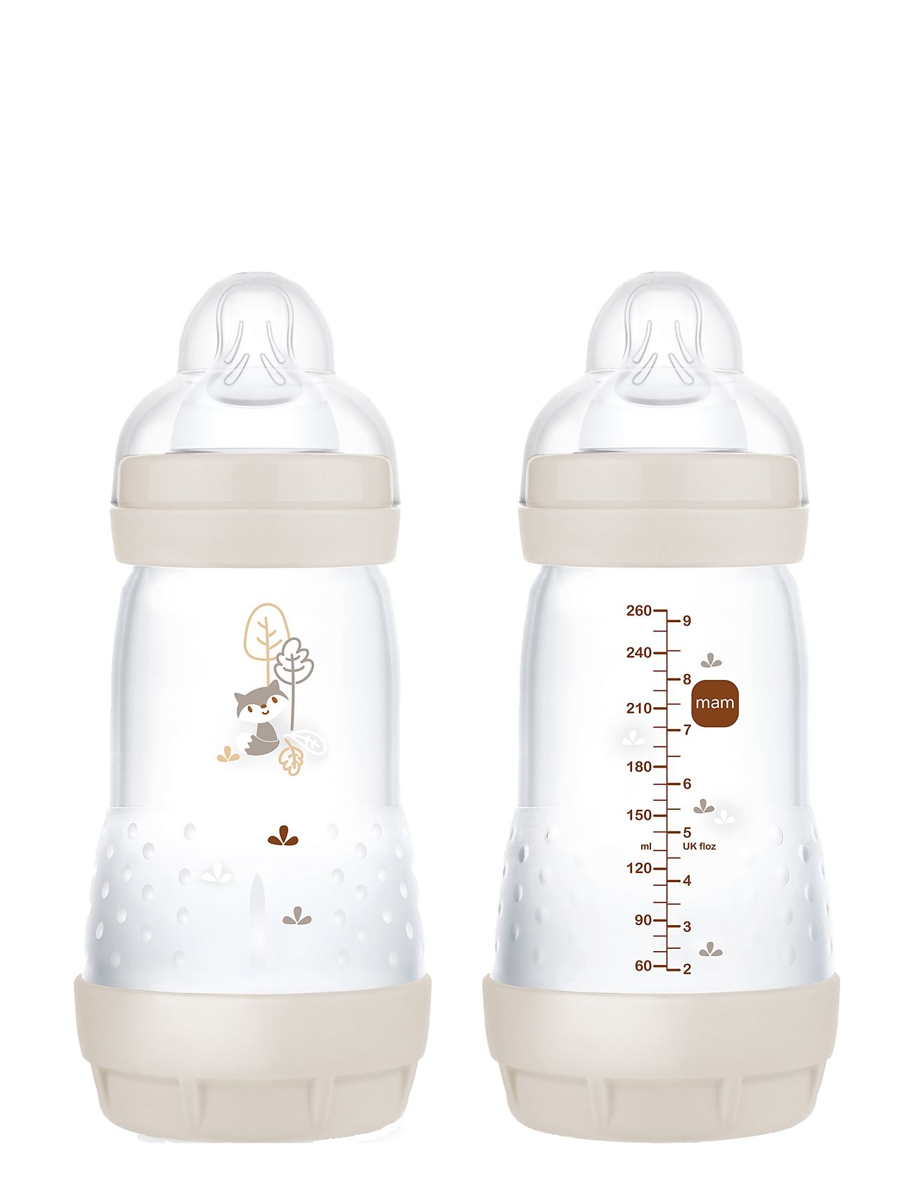 Mam Easy Start Anti-Colic 260Ml Neutral Baby & Maternity Baby Feeding Baby Bottles & Accessories Baby Bottles Beige MAM