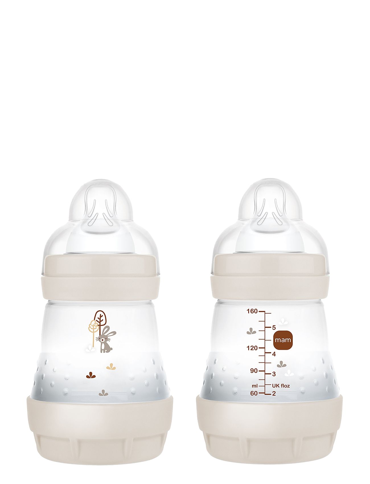 Mam Easy Start Anti-Colic 160Ml Neutral Baby & Maternity Baby Feeding Baby Bottles & Accessories Baby Bottles Beige MAM