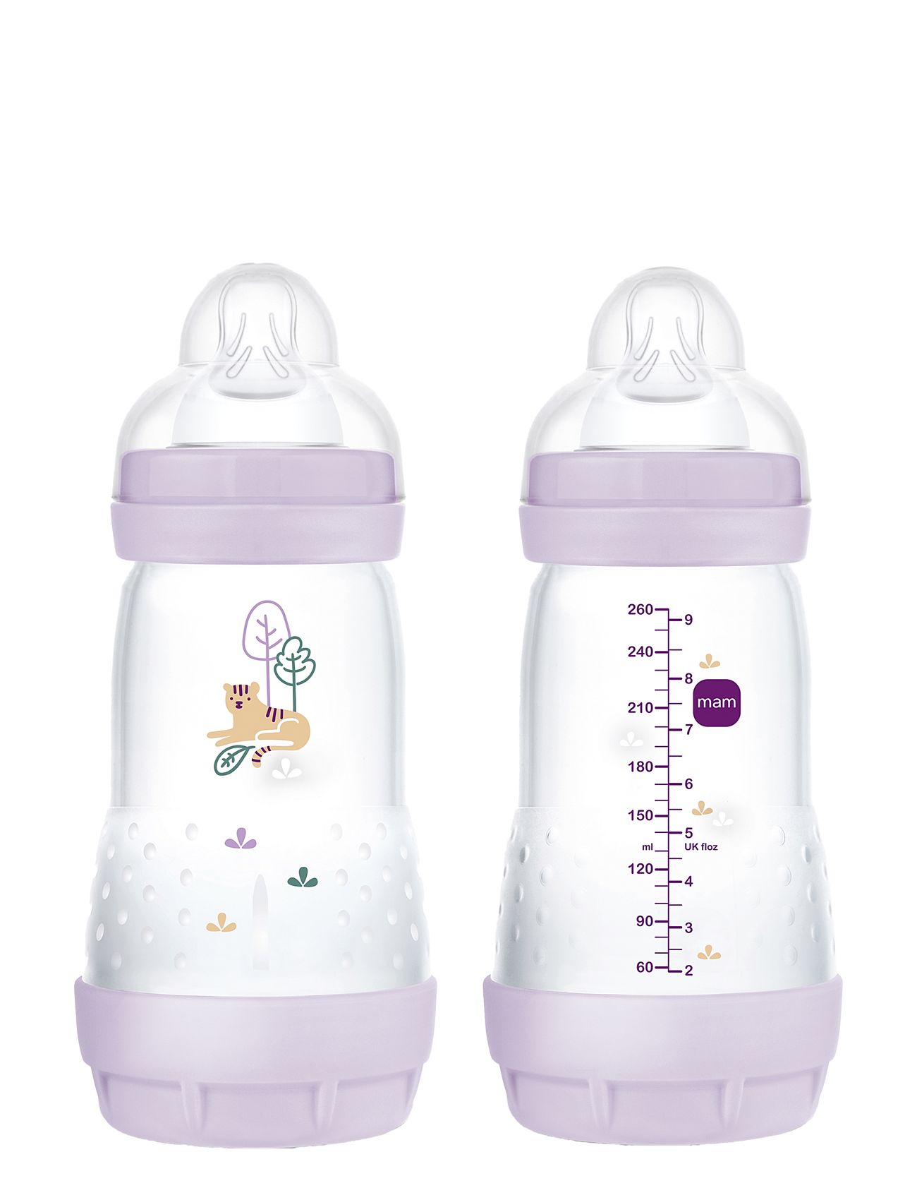 Mam Easy Start Anti-Colic 260Ml Pink Baby & Maternity Baby Feeding Baby Bottles & Accessories Baby Bottles Pink MAM