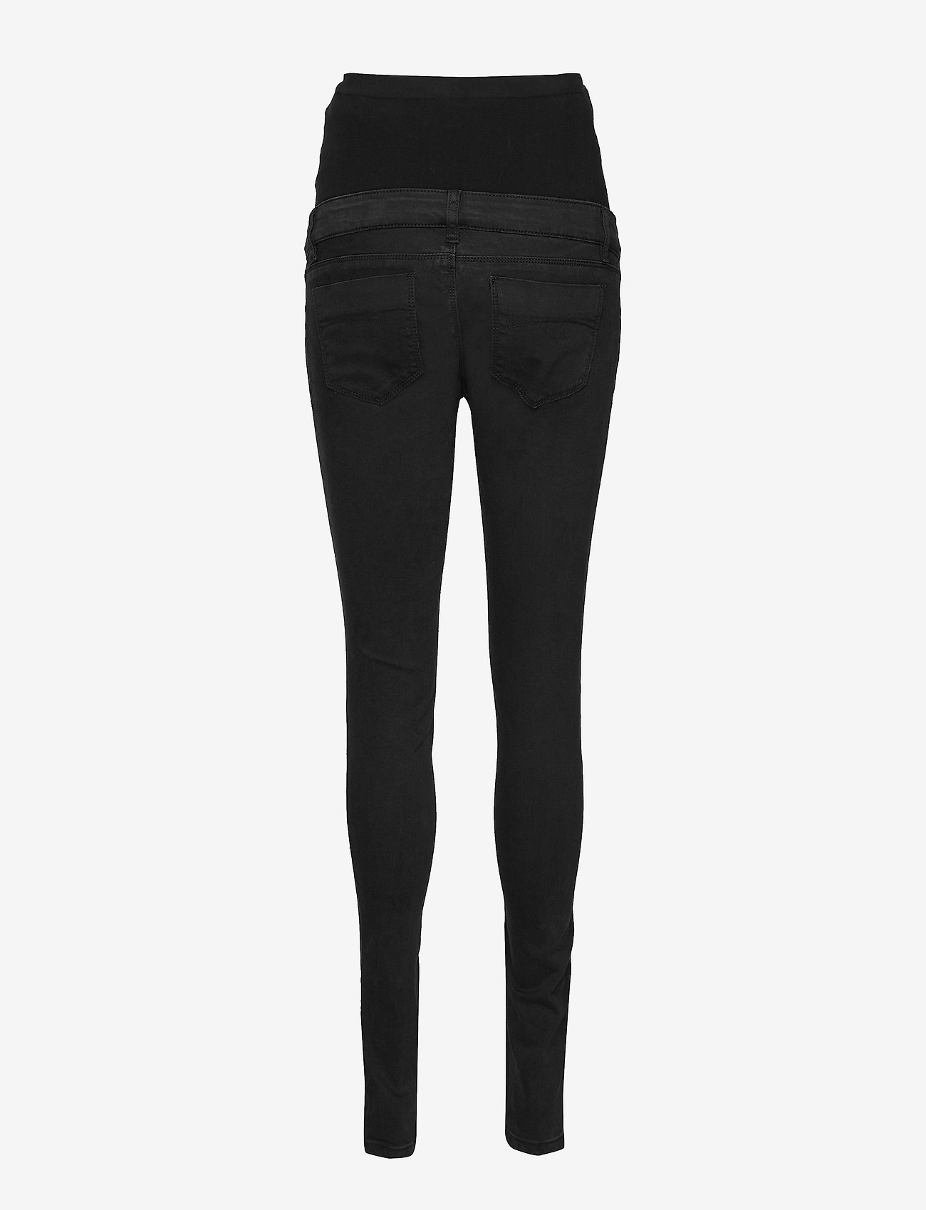 Mamalicious - MLLOLA SLIM BLACK JEANS - slim jeans - black - 1