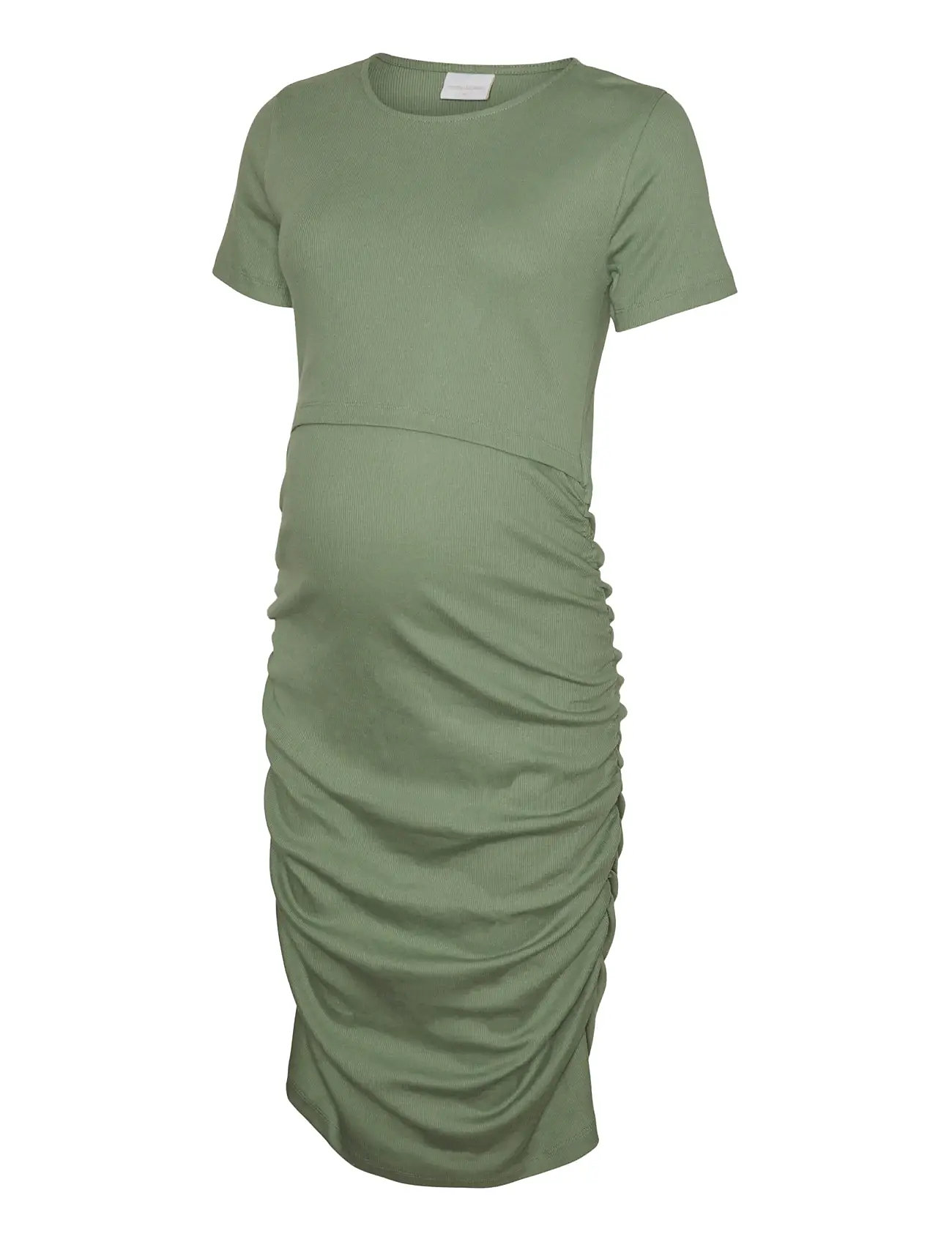 Mamalicious mlemily June Ss Jrs Short Dress 2F, M, Khaki green, Kjoler > Bodycon-Kjoler, Dame