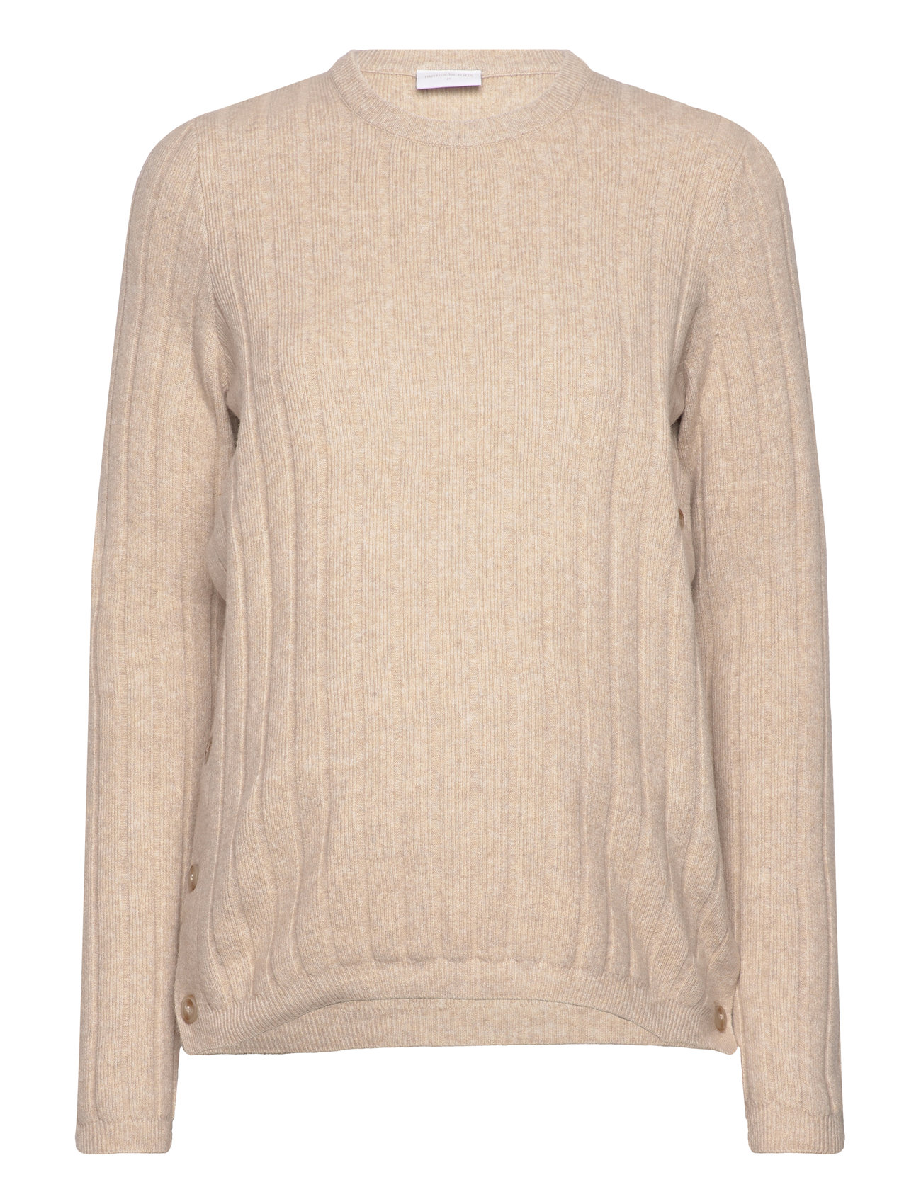 Mamalicious Mlana Vita L/S Knit Top 2F A. Beige