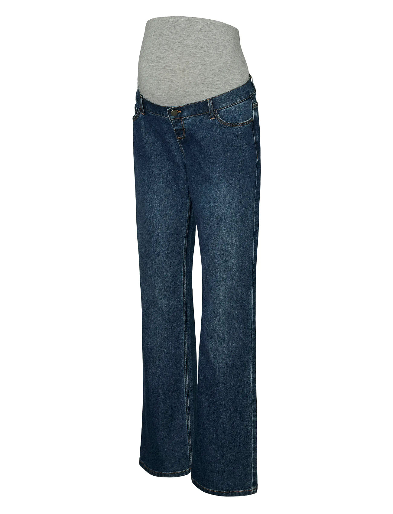 MAMALICIOUS Mledina Flared Db Jeans Noos Blau - 28x32 - Damen
