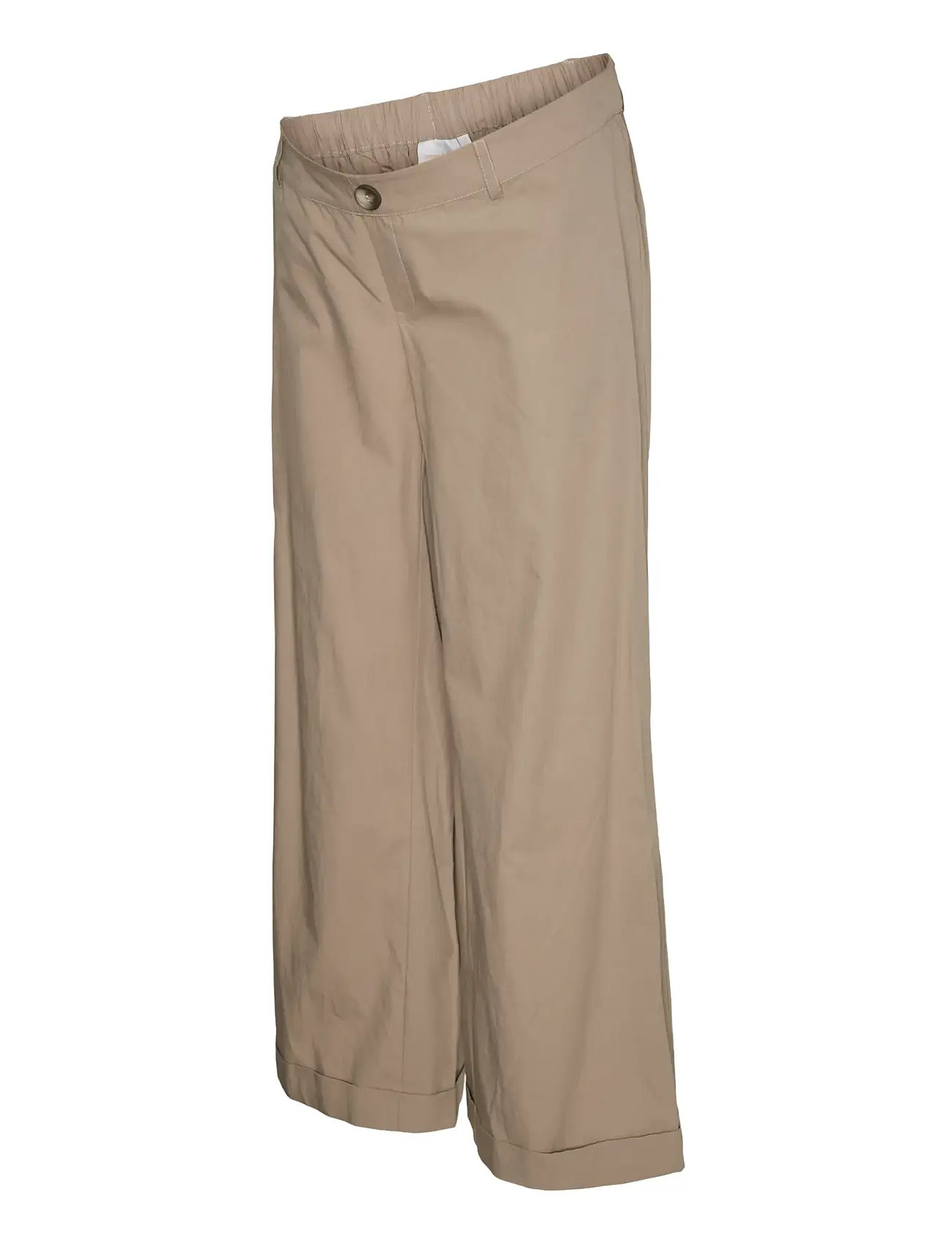 MAMALICIOUS Mlvilda Wide Hose Beige - M - Damen