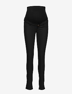 MLJULIANE SLIM PANT A. NOOS - slim fit trousers - black