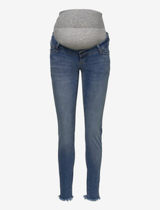 MLMENDEZ SLIM FRAYED 7/8 JEANS - slim jeans - light blue denim
