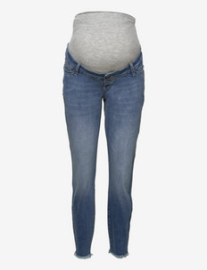 MLMENDEZ SLIM FRAYED 7/8 JEANS  CUR - slim jeans - light blue denim