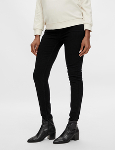 MLAMY SKINNY BLACK JEGGINGS V. - skinny jeans - black denim