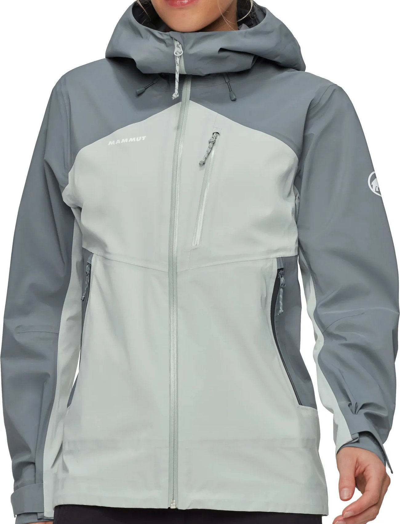 Mammut Alto Guide Hs Hooded Jacket Women, M, Grey, Sport Jackets > Sport Outdoor Jackets, Dame