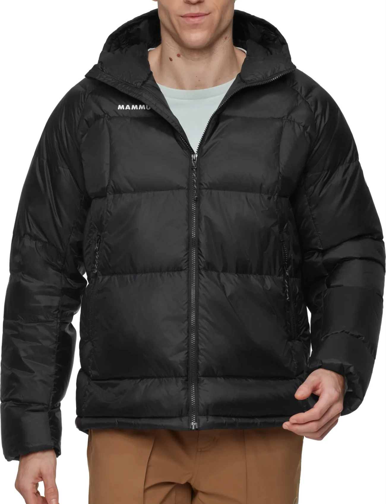 Mammut Glacier Glow In Hooded Jacket Men, XL, Black, Sport Jackets > Sport Padded Jackets, Herre