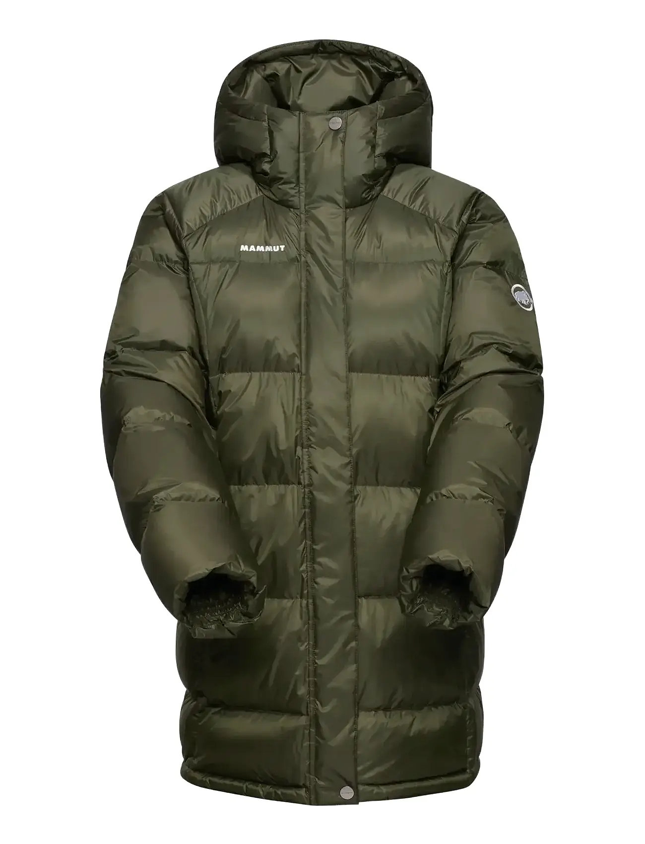 MAMMUT Glacier Glow In Hooded Parka Damen Khaki - XL - Damen