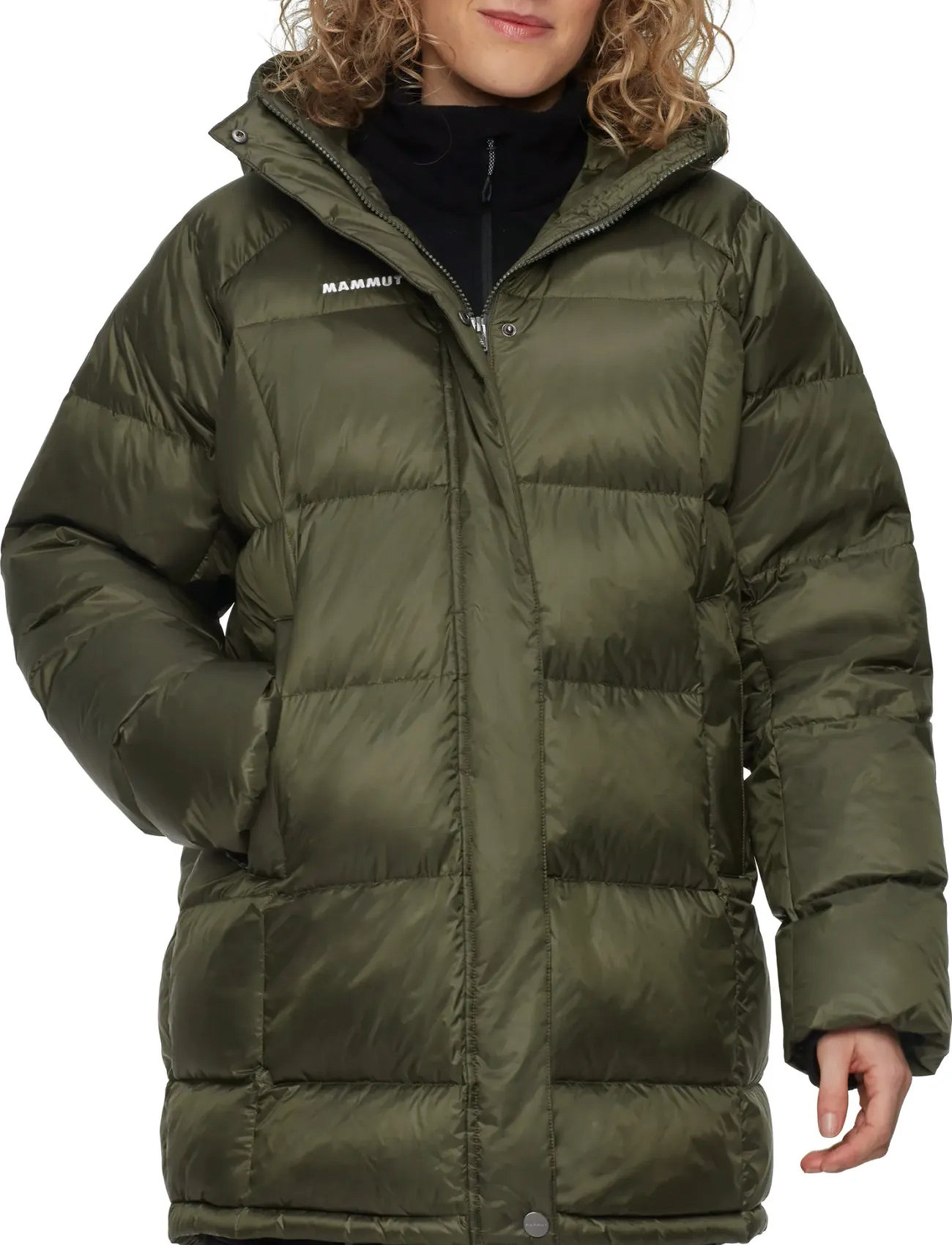 Mammut Glacier Glow In Hooded Parka Women, XL, Khaki green, Sport Jackets > Sport Padded Jackets, Dame