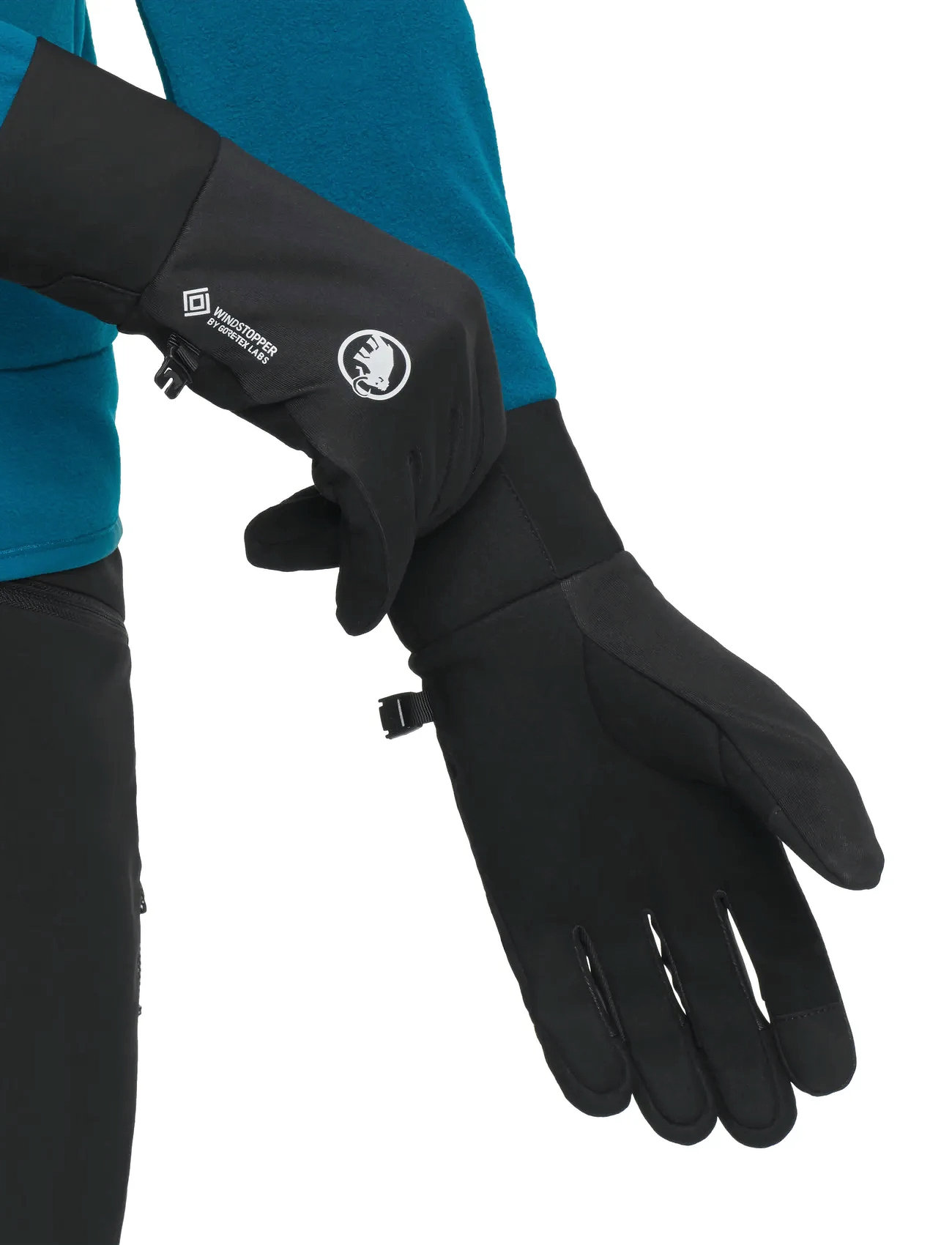 Mammut Astro Light So Glove, 7, Black, Sport Gloves > Sport Finger Gloves, Dame