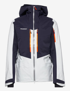 Haldigrat HS Hooded Jacket - vestes de ski - white-marine