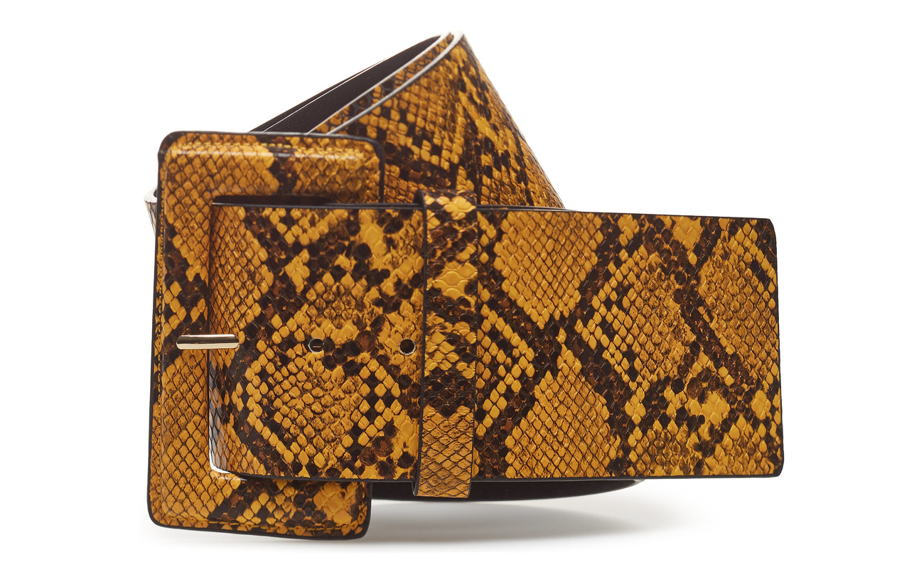 Mango Snake effect wide belt Skärp Mango Snake effect wide belt Skärp