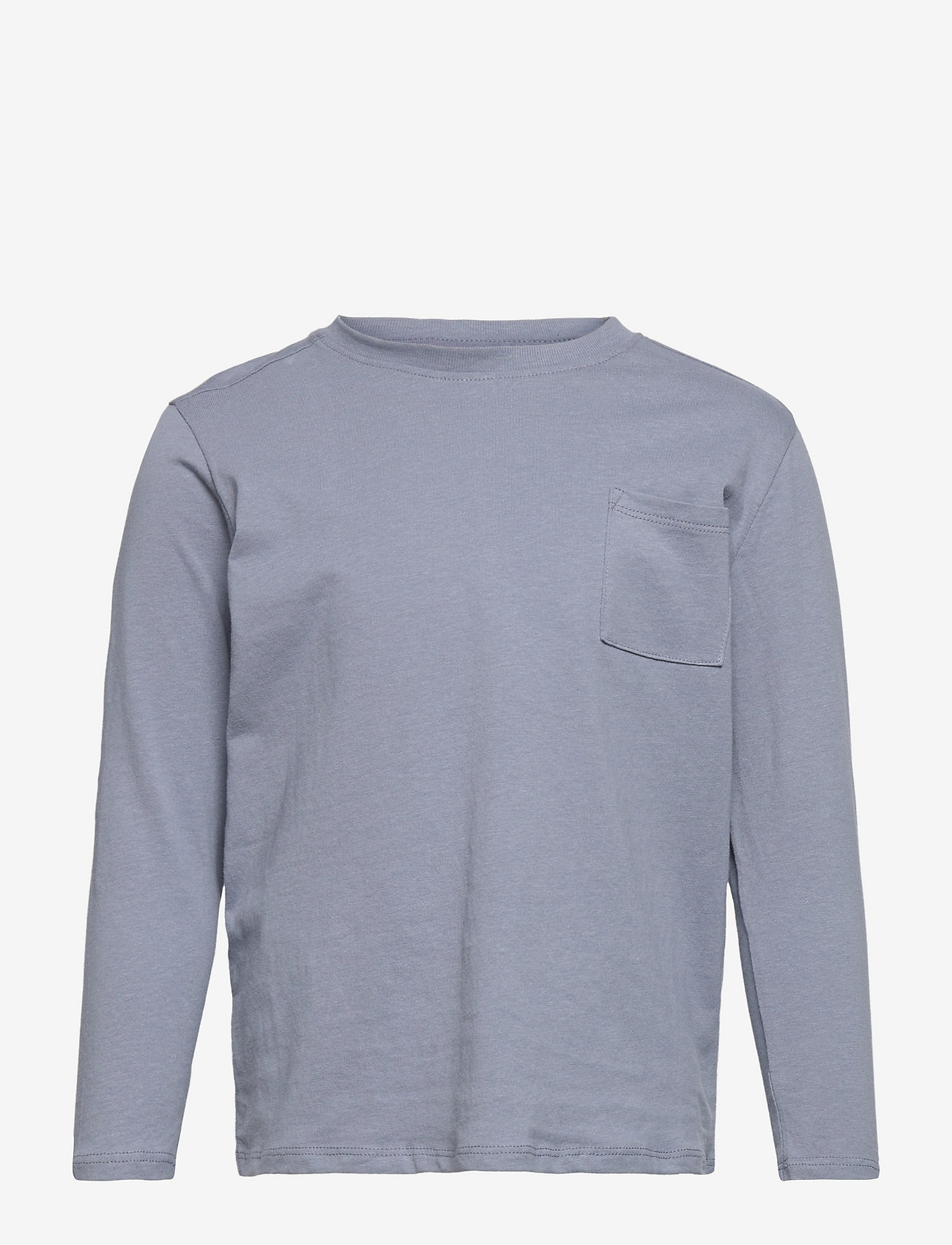 Mango - BASICAT1 - enfärgade långärmade t-shirts - blue - 0