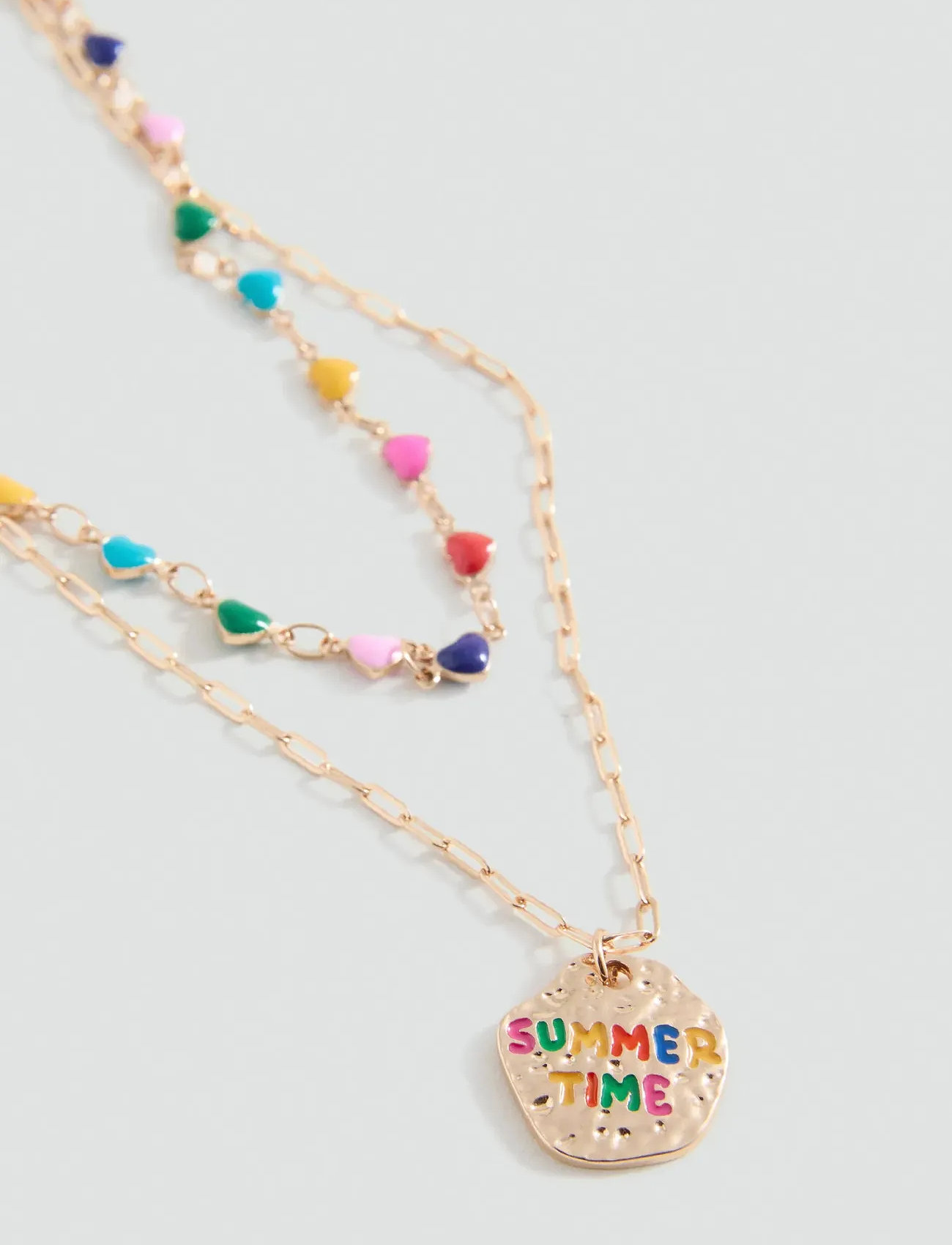 Mango 2 Pack Of Necklaces, One Size, Gold, Halskæder > Kædehalskæder, Dame