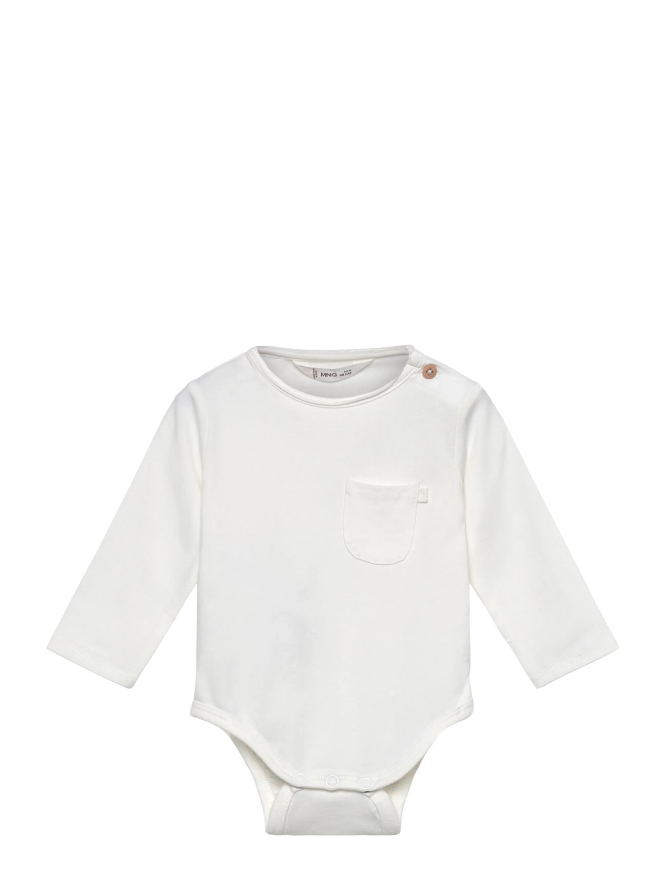 MANGO Baumwolle Body Pocket Weiß - 3-6M - Kinder