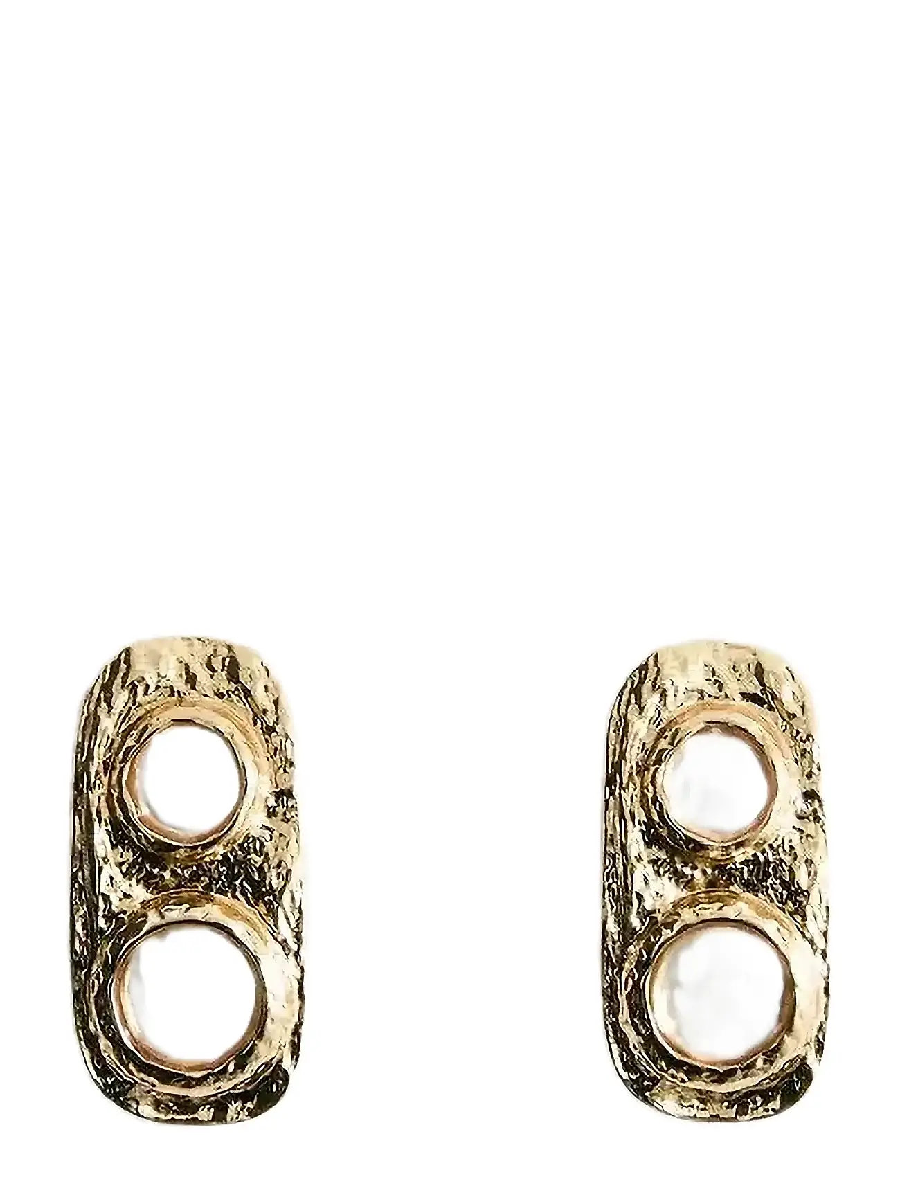 MANGO Combined Textured Ohrringe Gold - One Size - Damen