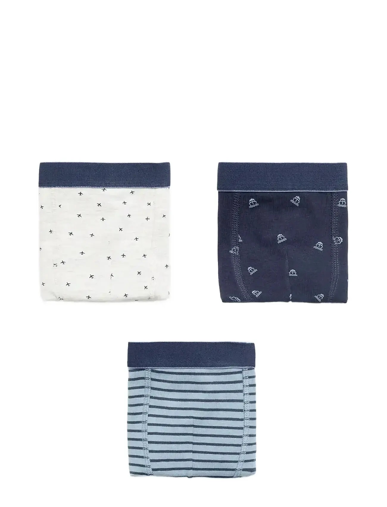 MANGO 3-Pack Combined Briefs Patterned - 2-3 - Kinder
