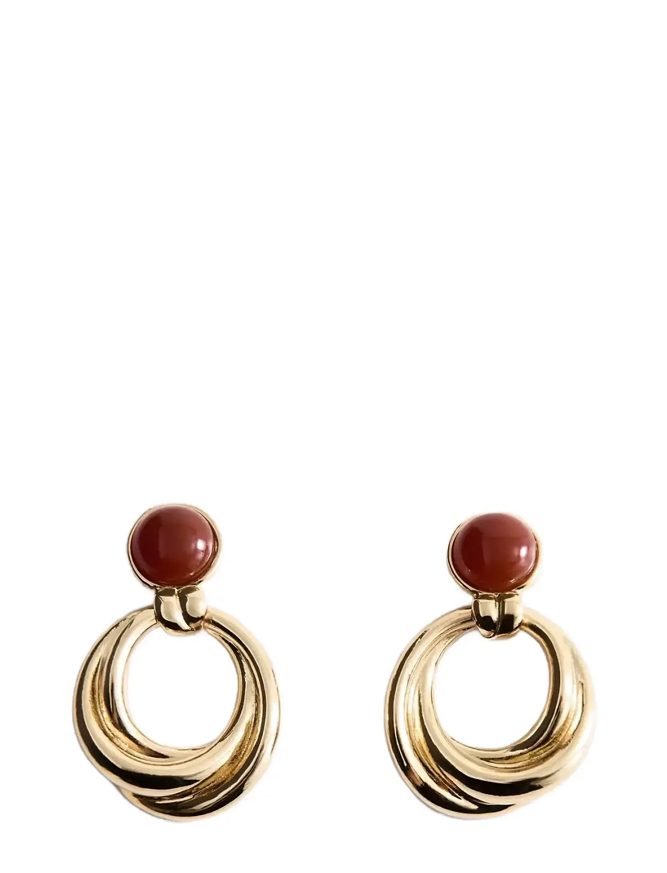 MANGO Mixed Hoop Ohrringe Gold - One Size - Damen