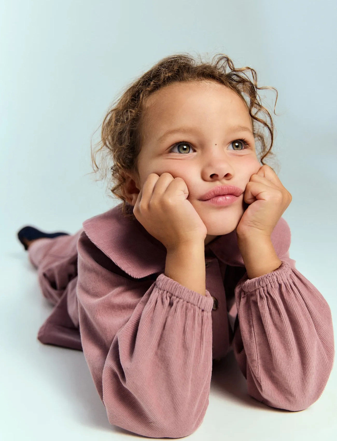 Mango Corduroy Blouse With Baby Collar, 3-4, Pink, Overdele > Bluser & Tunikaer, Børn