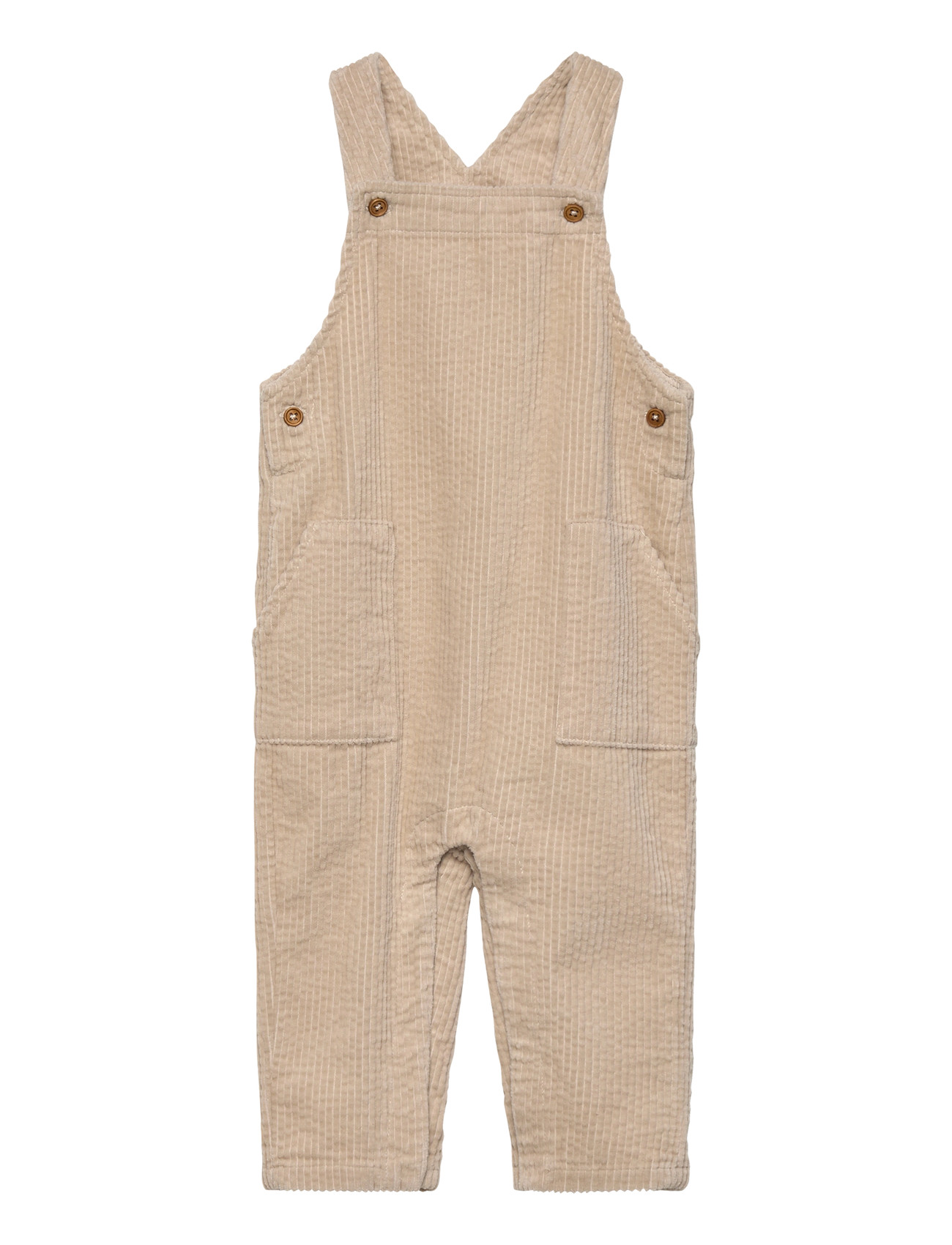MANGO Long Kordsamt Dungarees Beige - 3-6M - Kinder