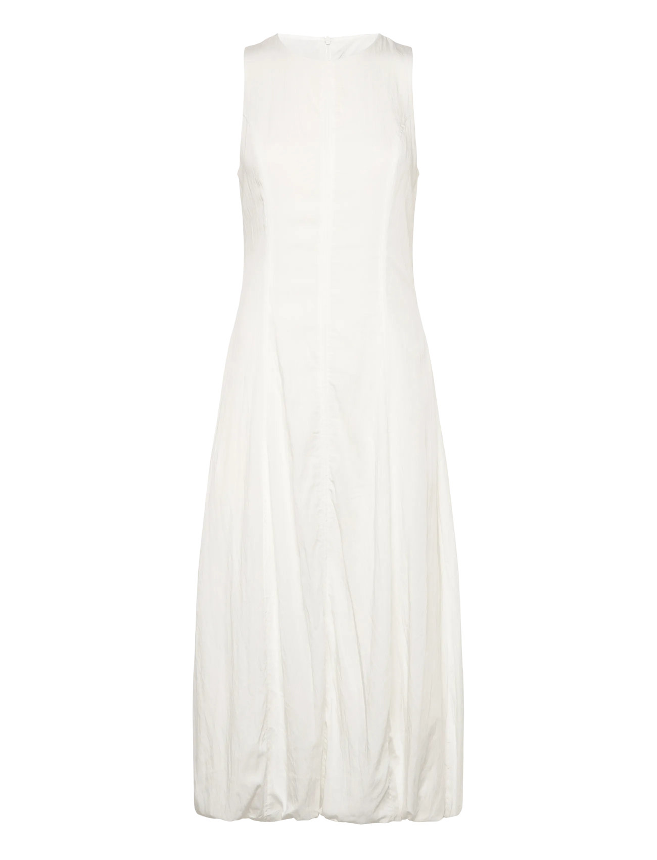 MANGO Long Balloon Kleid Weiß - L - Damen