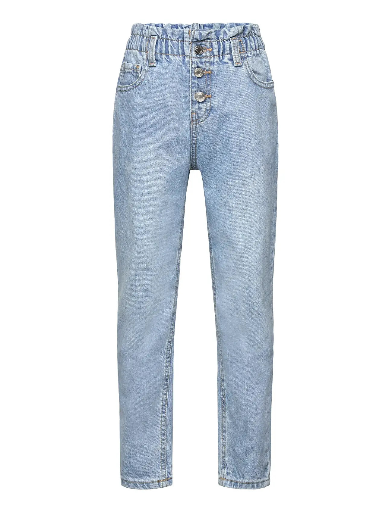 Mango Paperbag Jeans, 12, Blue, Jeans > Almindelige Jeans, Børn