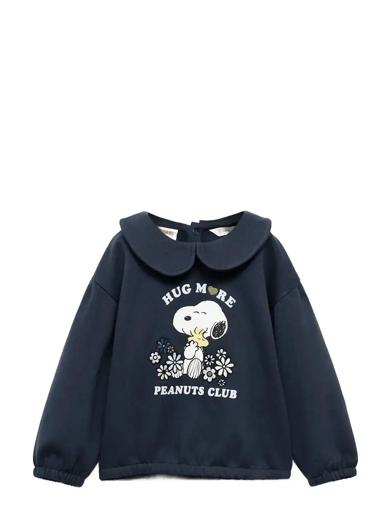 Mango Snoopy-Print Sweatshirt, 18-24M, Navy, Sweatshirts & Hættetrøjer > Sweatshirts, Børn