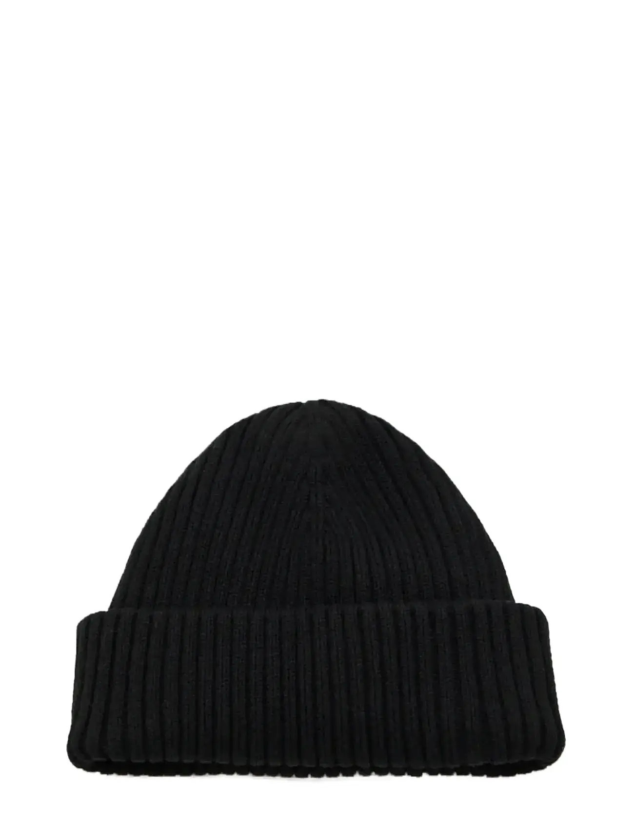 MANGO Rib-Knit Baumwolle Hat Schwarz - One Size - Herren
