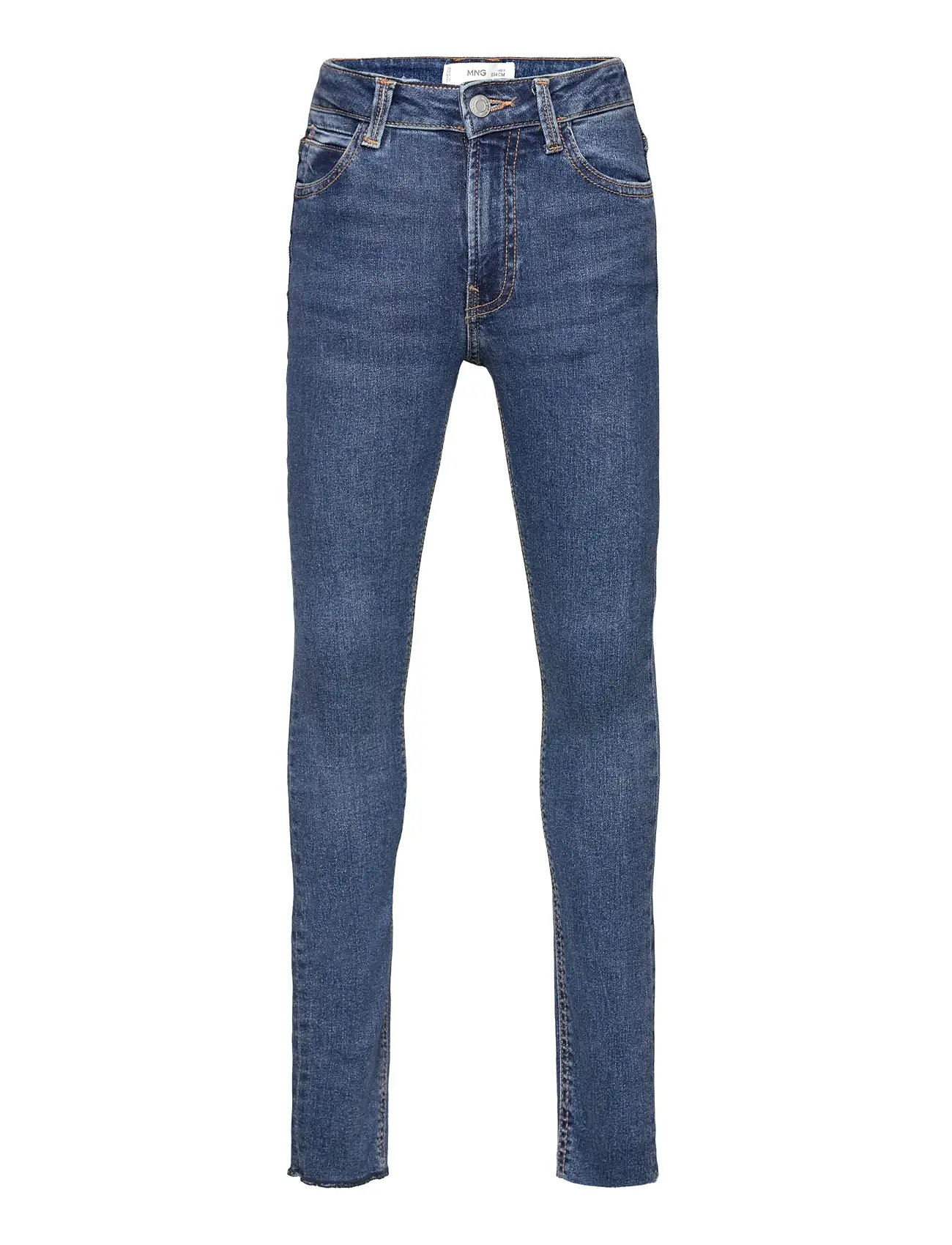 MANGO Skinny-Fit Jeans Blau - 10 - Kinder